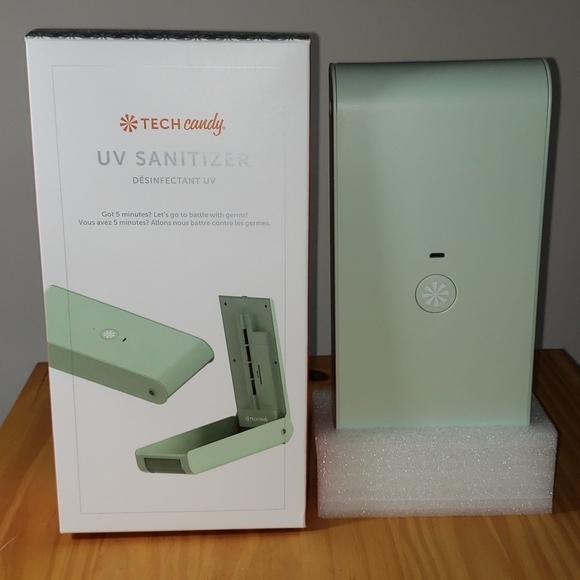 TECH CANDY Other - NEW- Tech Candy UV Sanitizer Box- Light Mint Green